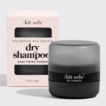 Load image into Gallery viewer, Dark Volumizing Rice Protein Dry Shampoo with Puff