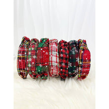 Load image into Gallery viewer, Christmas Theme Knotted Headbands