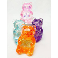 Load image into Gallery viewer, Glittered Gummy Bear Squishy Toy