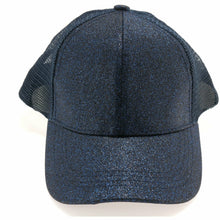 Load image into Gallery viewer, Kids 🧸 Glitter High Ponytail CC Baseball Cap