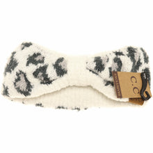 Load image into Gallery viewer, Leopard Boucle Knit Women's Fashion Headband