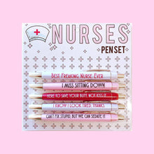 Load image into Gallery viewer, Nurses Pen Set (gifts, pens, nurses, healthcare, stationery)