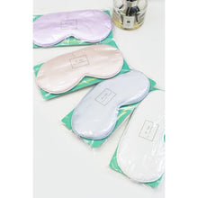 Load image into Gallery viewer, Solid Silk Satin Sleeping Mask Eye Mask