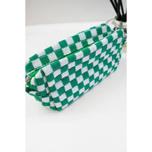 Load image into Gallery viewer, Checkered Knitted Cosmetic Bag