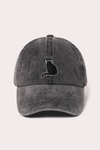 Load image into Gallery viewer, Halloween Spooky Cat Embroidered Baseball Cap