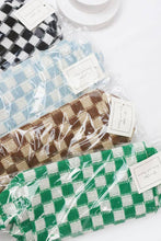 Load image into Gallery viewer, Checkered Knitted Cosmetic Bag