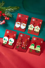 Load image into Gallery viewer, Father Christmas Dangle Earrings