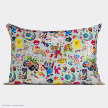 Load image into Gallery viewer, Lisa Frank x Kitsch Standard Satin Pillowcase - The Fantastic World of Lisa Frank