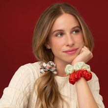 Load image into Gallery viewer, Holiday Scrunchies 3pc Set - Multi-color