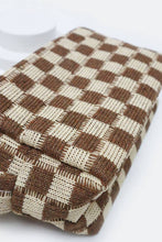 Load image into Gallery viewer, Checkered Knitted Cosmetic Bag