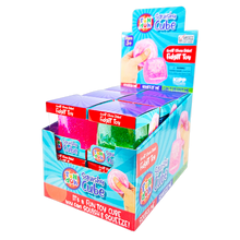 Load image into Gallery viewer, Fun Doh Squish & Squeeze Sparkle Cube Fidget Toy- 12/Display