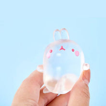 Load image into Gallery viewer, Molang Clear Mochi Squishy Figure Fidget Toy