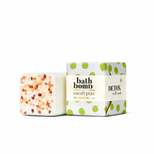 Load image into Gallery viewer, Eucalyptus Bath Bomb- Detox Bath Soak- Himalayan Salt