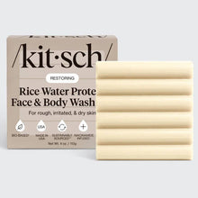 Load image into Gallery viewer, Rice Water Protein Face & Body Wash Bar