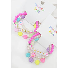 Load image into Gallery viewer, Happy and Dream Kids Bracelet Set