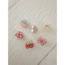 Load image into Gallery viewer, Assorted Mini Transparent Hair Claws Mix