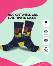 Load image into Gallery viewer, Duck Off Socks | Animal Socks | Funny Unisex | Funatic