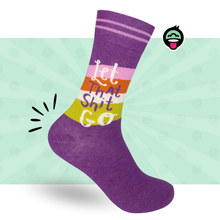 Load image into Gallery viewer, Let That Shit Go Socks | Funny | Funatic