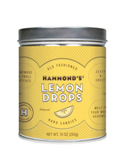 Load image into Gallery viewer, Old-Fashioned Pantry Candy - Natural Lemon Drops - 10 oz Tin
