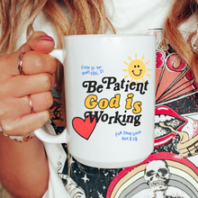 Load image into Gallery viewer, God is working, Christian mug, Christian gift, coffee mug