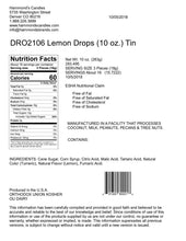 Load image into Gallery viewer, Old-Fashioned Pantry Candy - Natural Lemon Drops - 10 oz Tin
