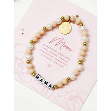 Load image into Gallery viewer, Mix Beads MAMA Inpirational Bracelet