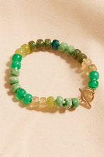 Load image into Gallery viewer, Flat Round Resin Bead Ombre Mixed Stretch Bracelet