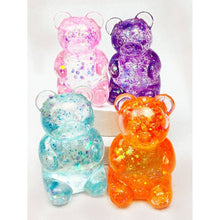 Load image into Gallery viewer, Glittered Gummy Bear Squishy Toy