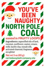 Load image into Gallery viewer, North Pole Coal β Fruity Loops Scented Soap