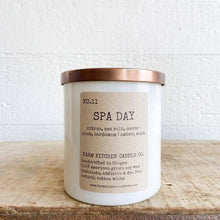 Load image into Gallery viewer, Spa Day Soy Candle - White