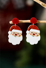 Load image into Gallery viewer, Father Christmas Dangle Earrings
