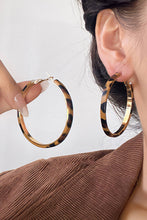 Load image into Gallery viewer, Stainless Alloy Leopard Hoop Earrings
