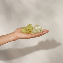 Load image into Gallery viewer, Mini Jelly Cloud Clips 8pc Set - Pearlized Cream &amp; Butter Yellow
