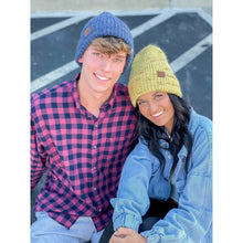 Load image into Gallery viewer, Unisex Marled Knit Cuff C.C Beanie HAT2090
