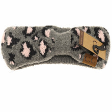 Load image into Gallery viewer, Leopard Boucle Knit Women's Fashion Headband
