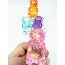 Load image into Gallery viewer, Glittered Gummy Bear Squishy Toy
