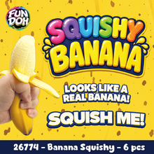 Load image into Gallery viewer, Fun Doh Squishy Banana Stress Relief Toy - 6/Display
