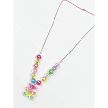 Load image into Gallery viewer, Kids Colorful Teddy Bear Beaded Necklace
