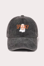 Load image into Gallery viewer, Halloween Spooky Cat Embroidered Baseball Cap

