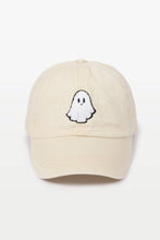 Load image into Gallery viewer, Halloween Ghost Chenille Patch Baseball Cap
