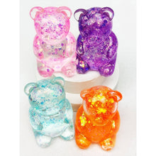 Load image into Gallery viewer, Glittered Gummy Bear Squishy Toy
