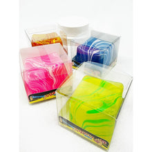 Load image into Gallery viewer, Fluid Pattern Squeeze Cube Slime
