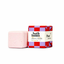 Load image into Gallery viewer, Cherry Bath Bomb- Fruity Spa Fizz- Moisturizing
