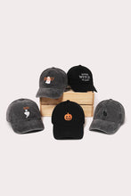 Load image into Gallery viewer, Halloween Spooky Cat Embroidered Baseball Cap
