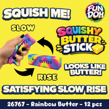 Load image into Gallery viewer, Fun Doh Rainbow Butter Slow Rise Squishy - 12/Display
