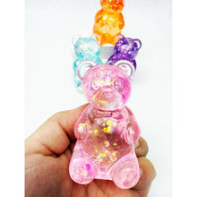 Load image into Gallery viewer, Glittered Gummy Bear Squishy Toy
