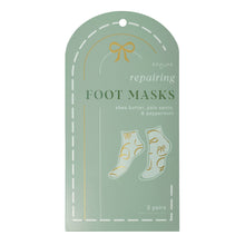 Load image into Gallery viewer, Repairing Foot Mask with Shea Butter Palo Santo &amp; Peppermint
