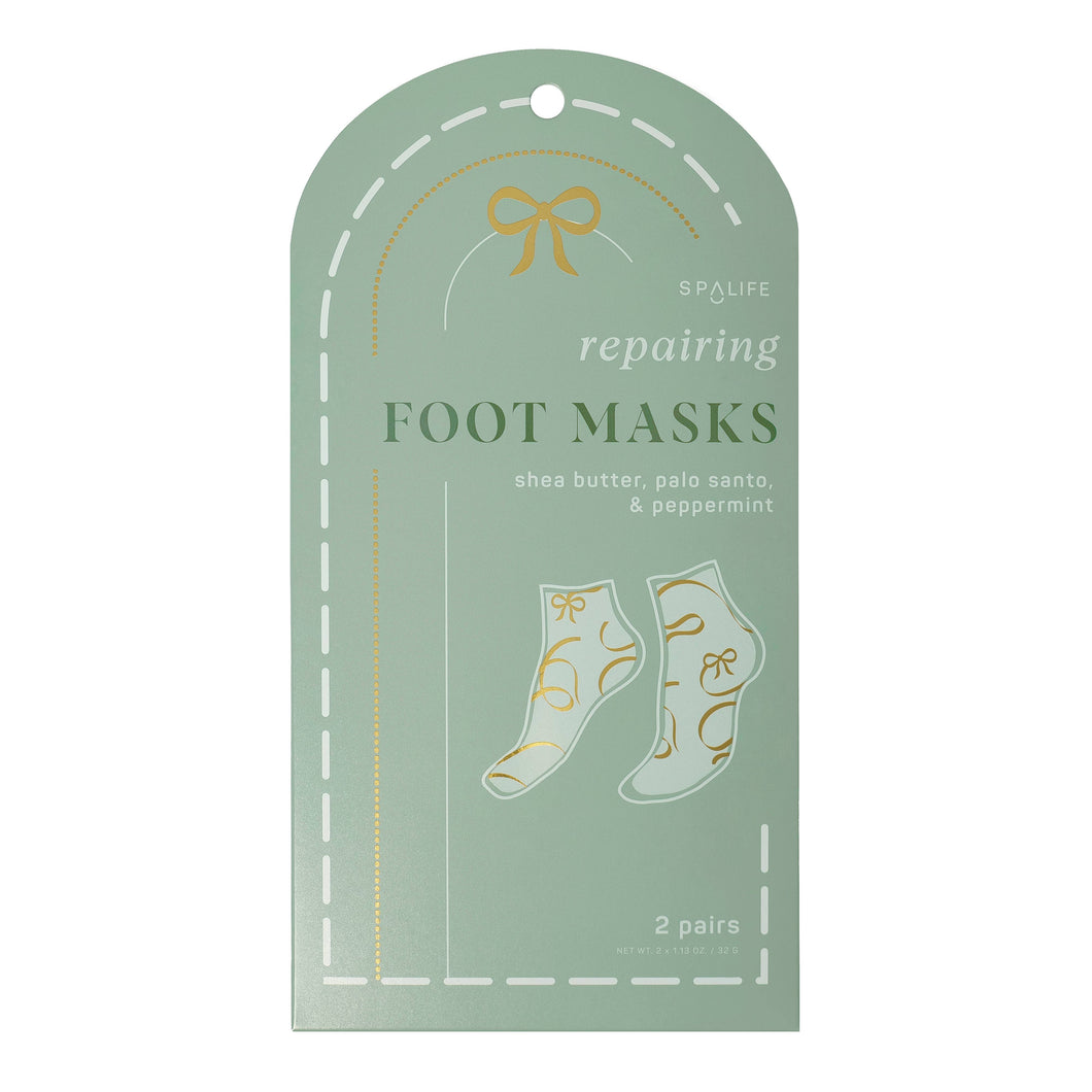 Repairing Foot Mask with Shea Butter Palo Santo & Peppermint