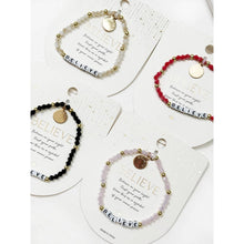 Load image into Gallery viewer, 4-Kind Mix Beads BELIEVE Inpirational Bracelet
