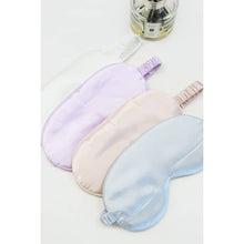 Load image into Gallery viewer, Solid Silk Satin Sleeping Mask Eye Mask
